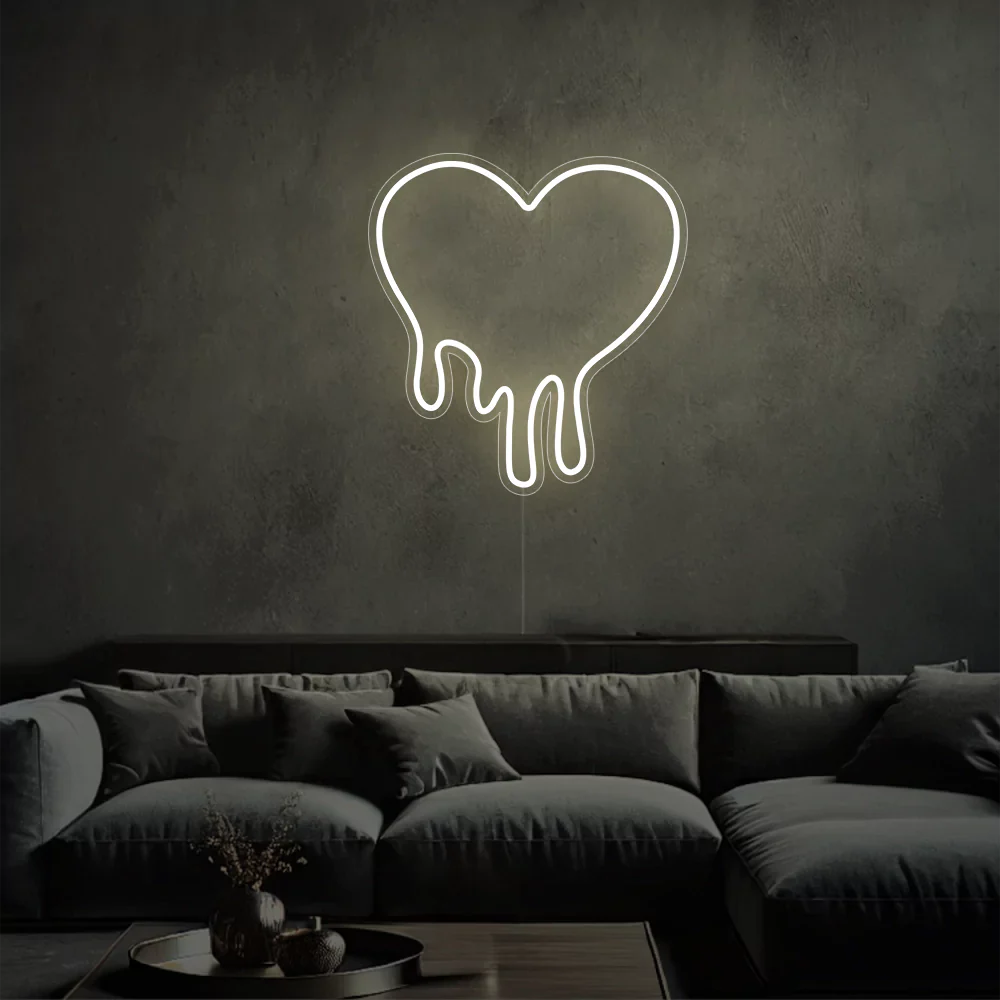 Néon LED Amour Rose