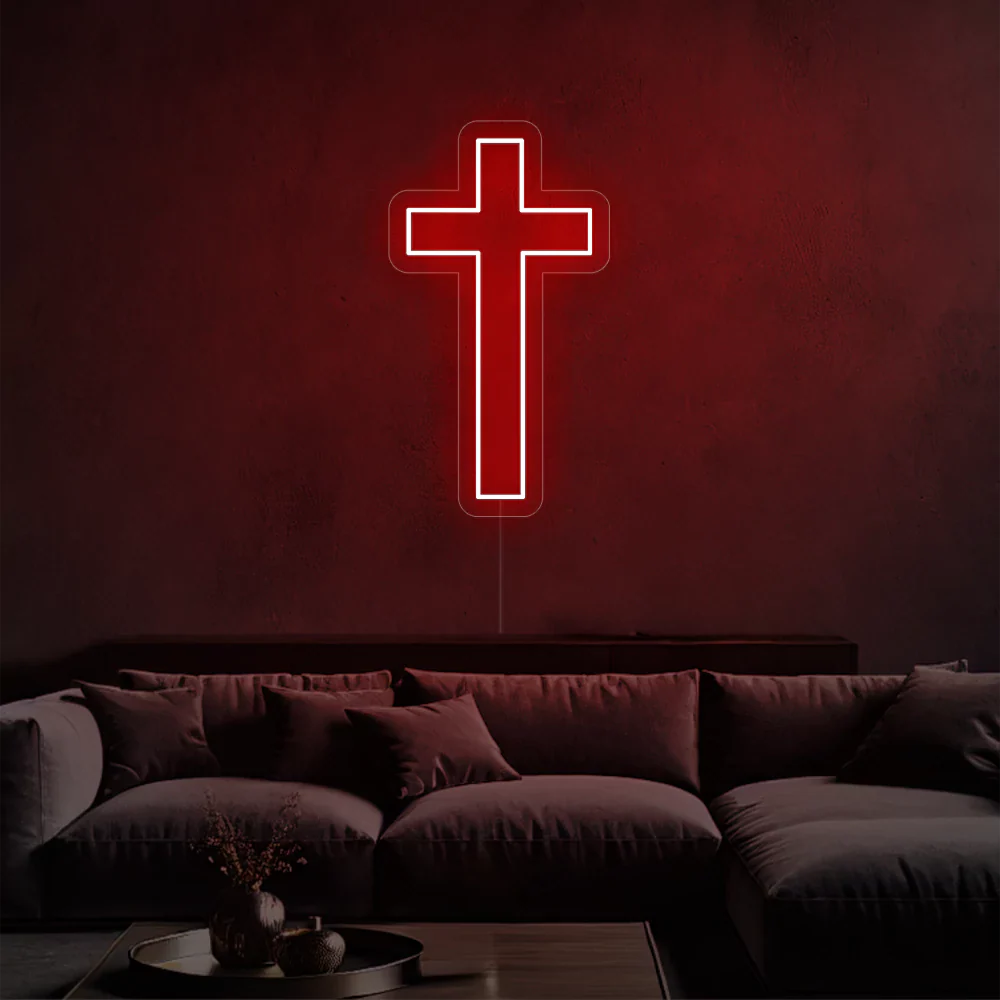 Néon LED Divine Croix