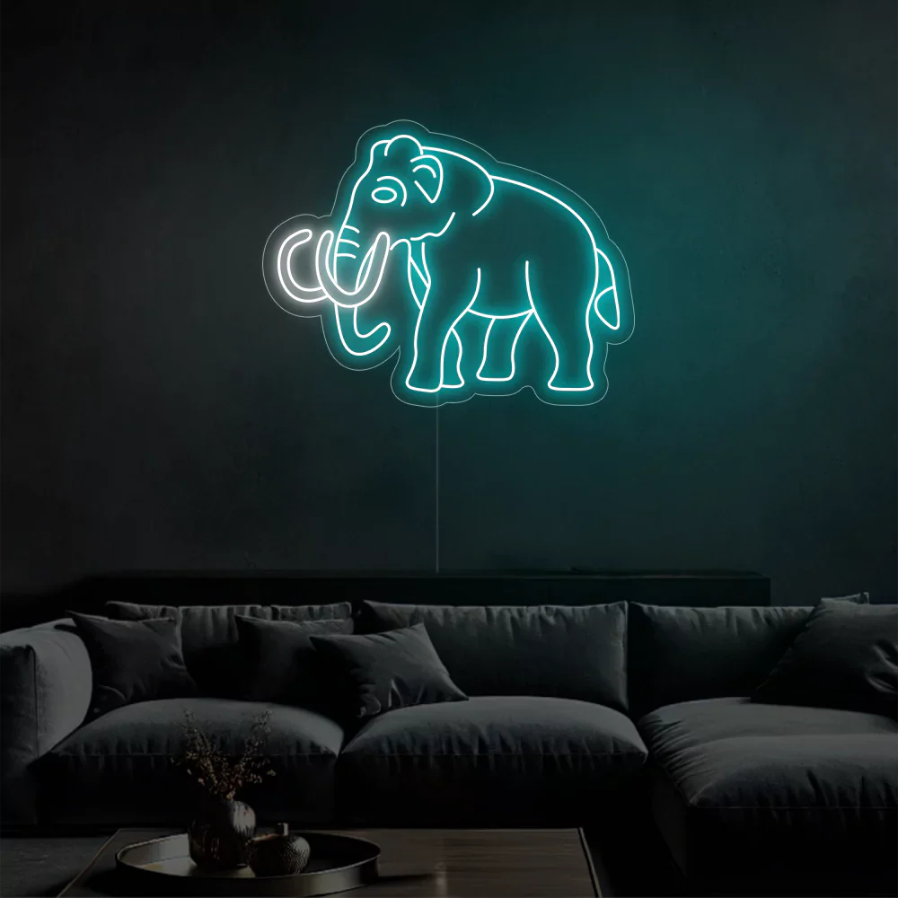 Néon LED Elephant Glow