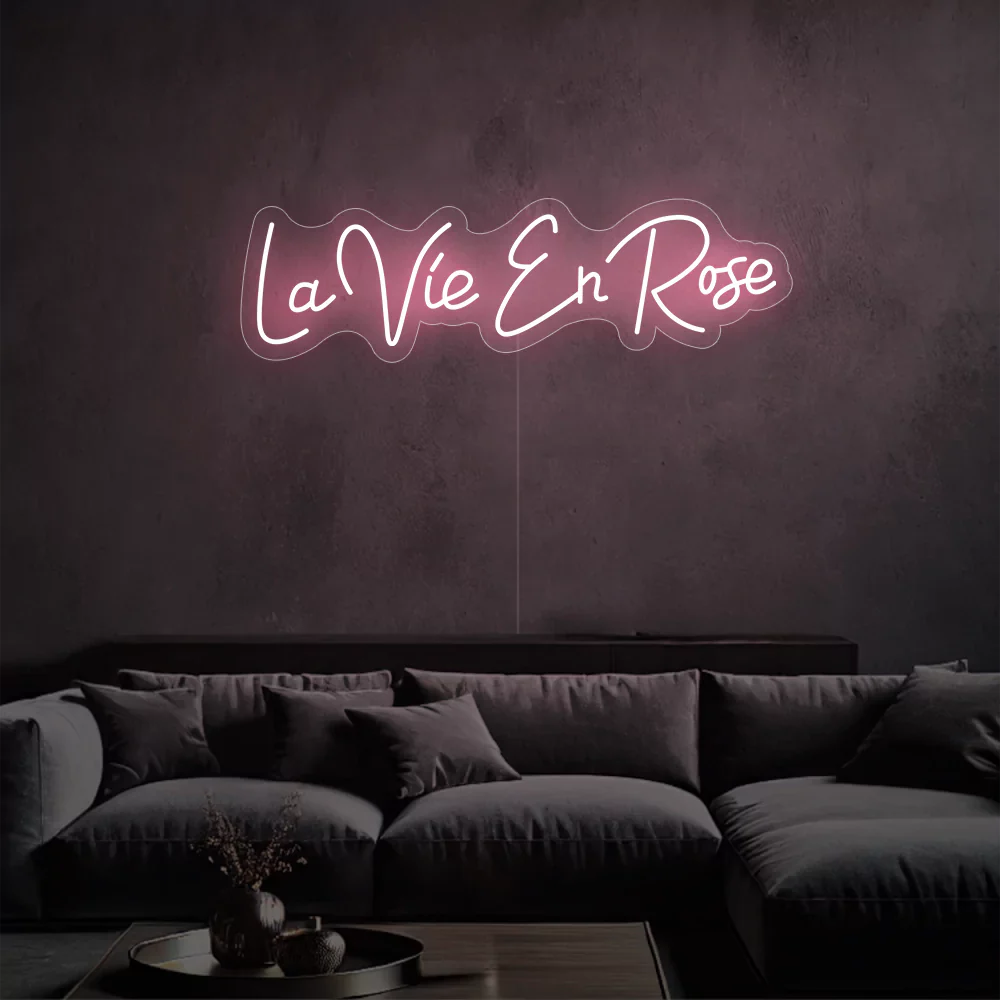 Néon LED "Rose Éclatant"