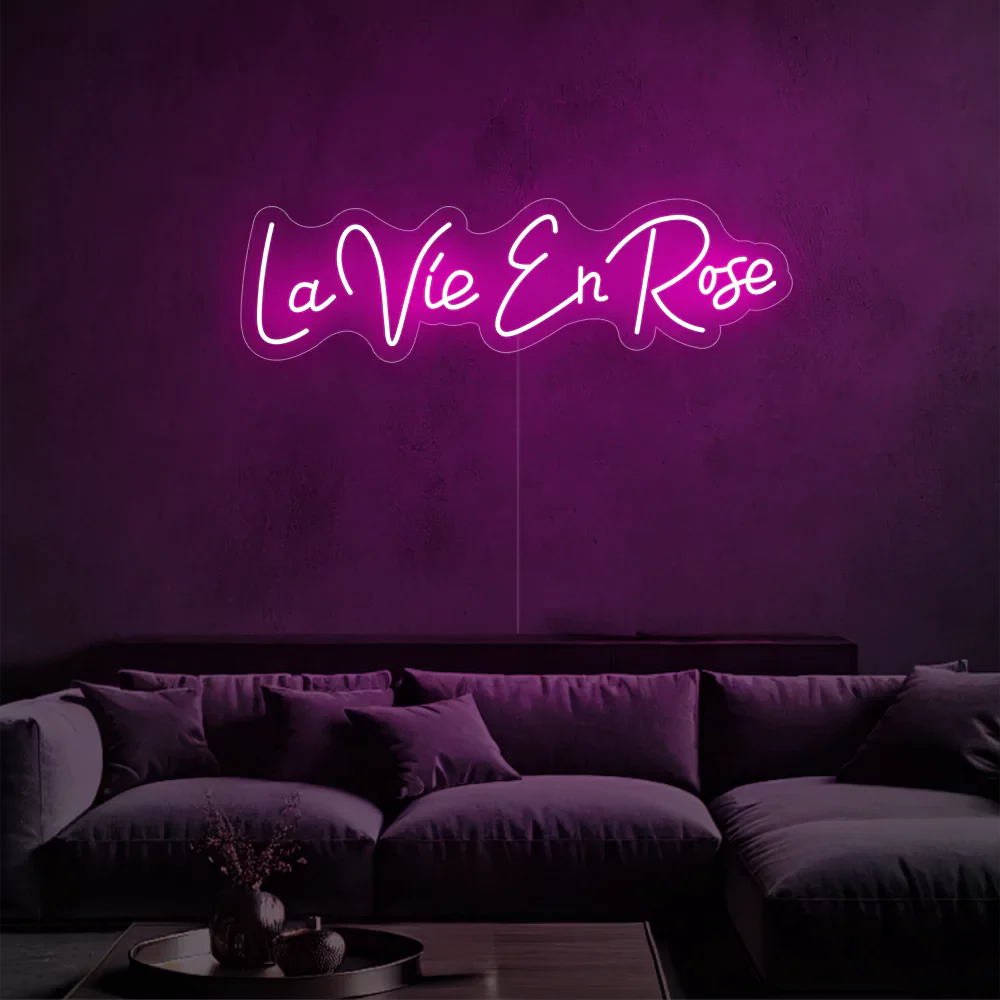 Néon LED "Rose Éclatant"