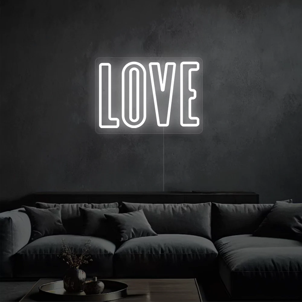 Néon LED Amour Éclatant