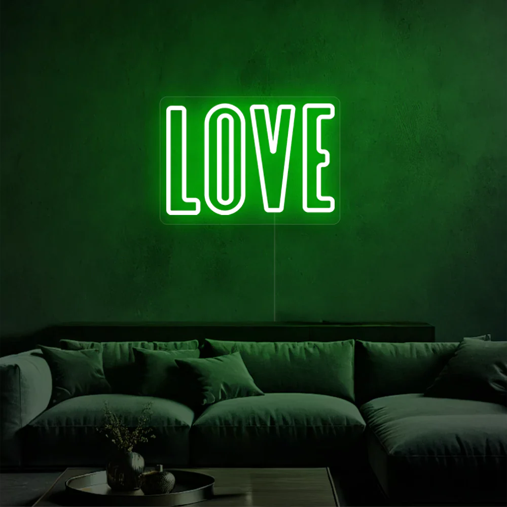 Néon LED Amour Éclatant