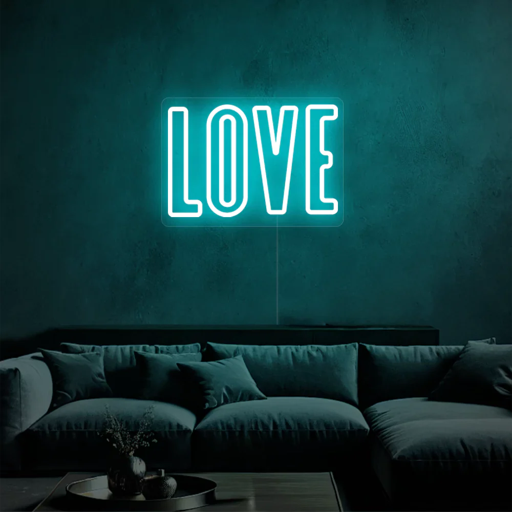 Néon LED Amour Éclatant