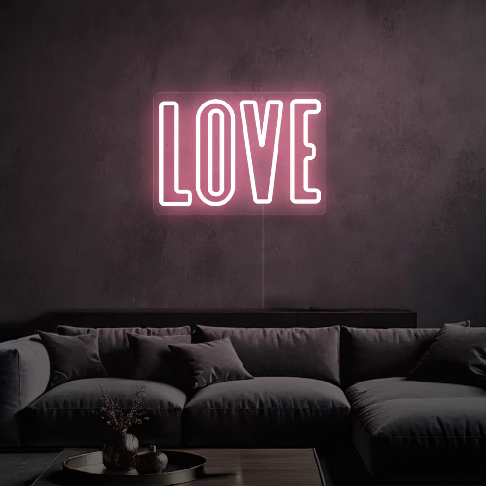 Néon LED Amour Éclatant