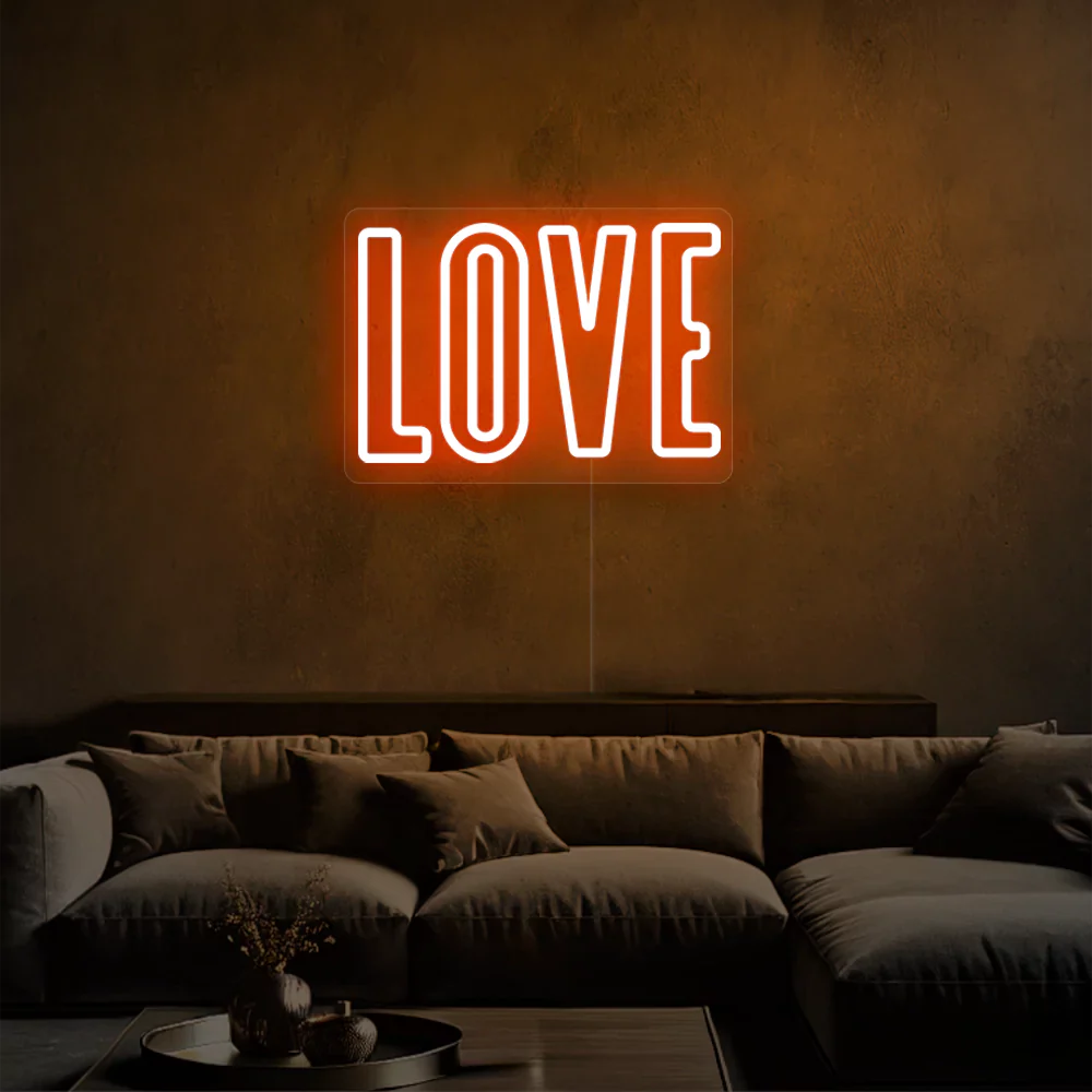 Néon LED Amour Éclatant