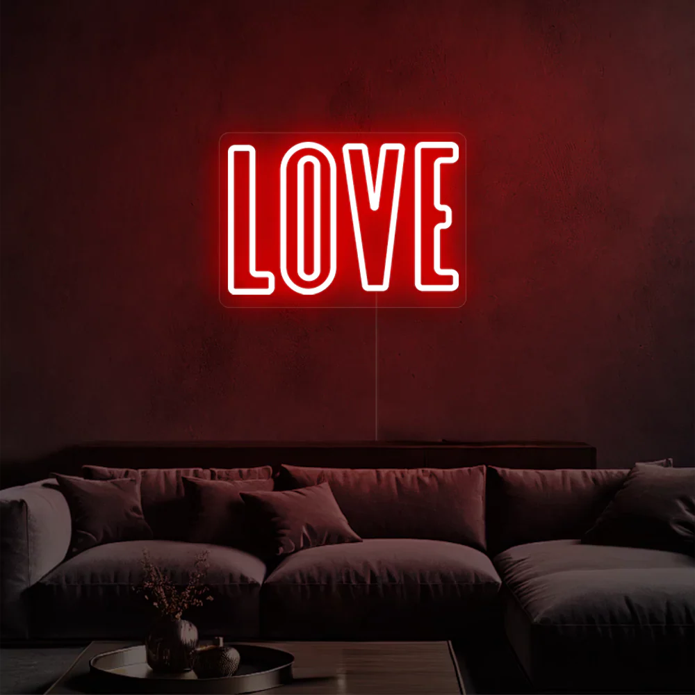 Néon LED Amour Éclatant