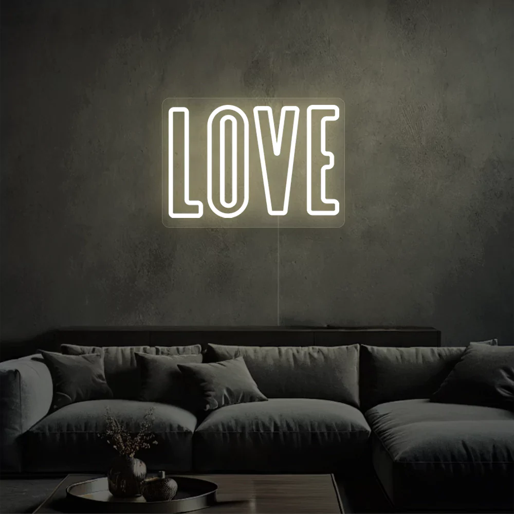 Néon LED Amour Éclatant