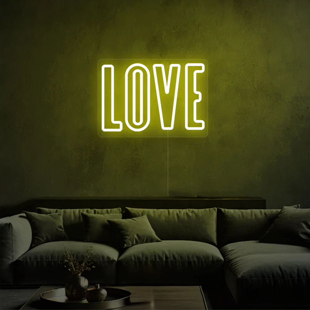 Néon LED Amour Éclatant