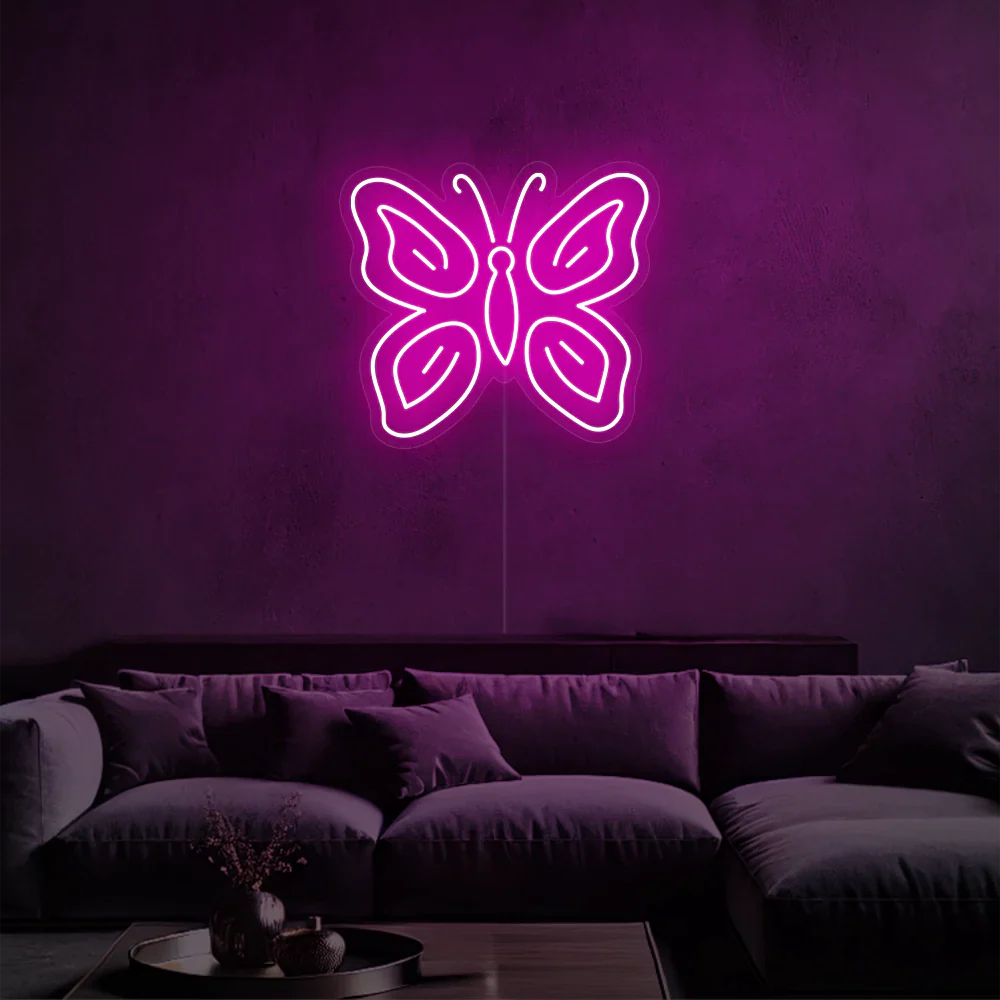 Néon LED Butterfly Glow