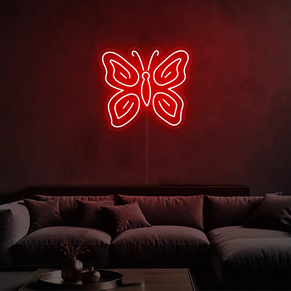 Néon LED Butterfly Glow