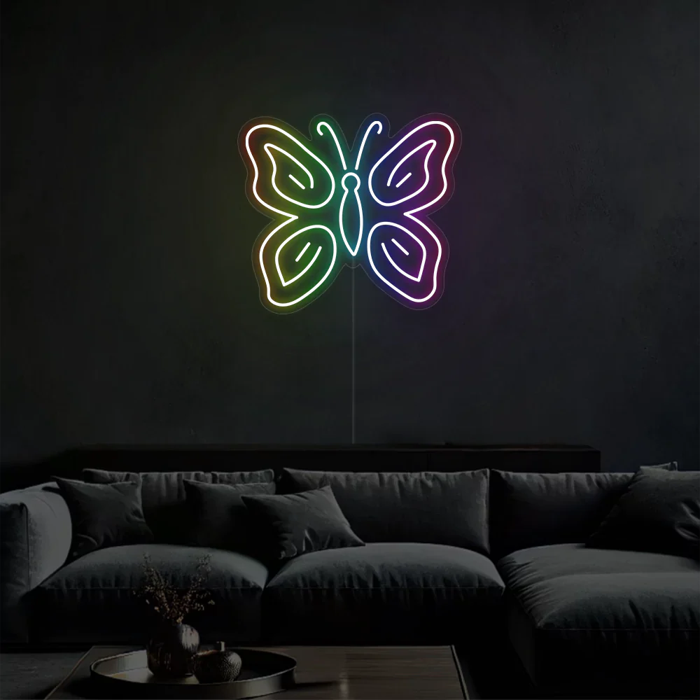 Néon LED Butterfly Glow