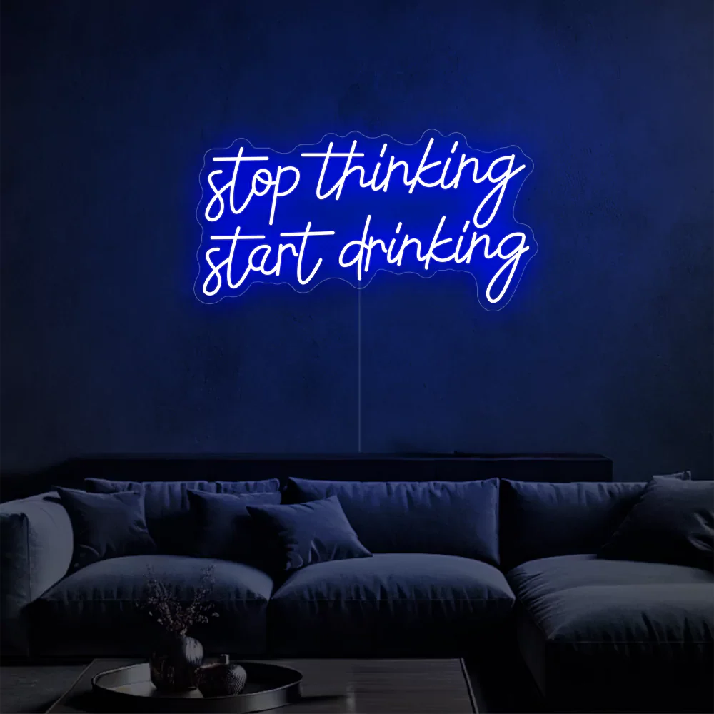 Néon Vibes - Stop overthinking, start sipping
