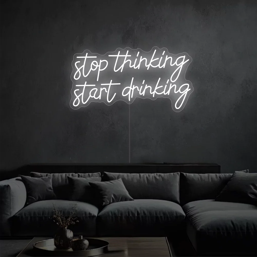 Néon Vibes - Stop overthinking, start sipping