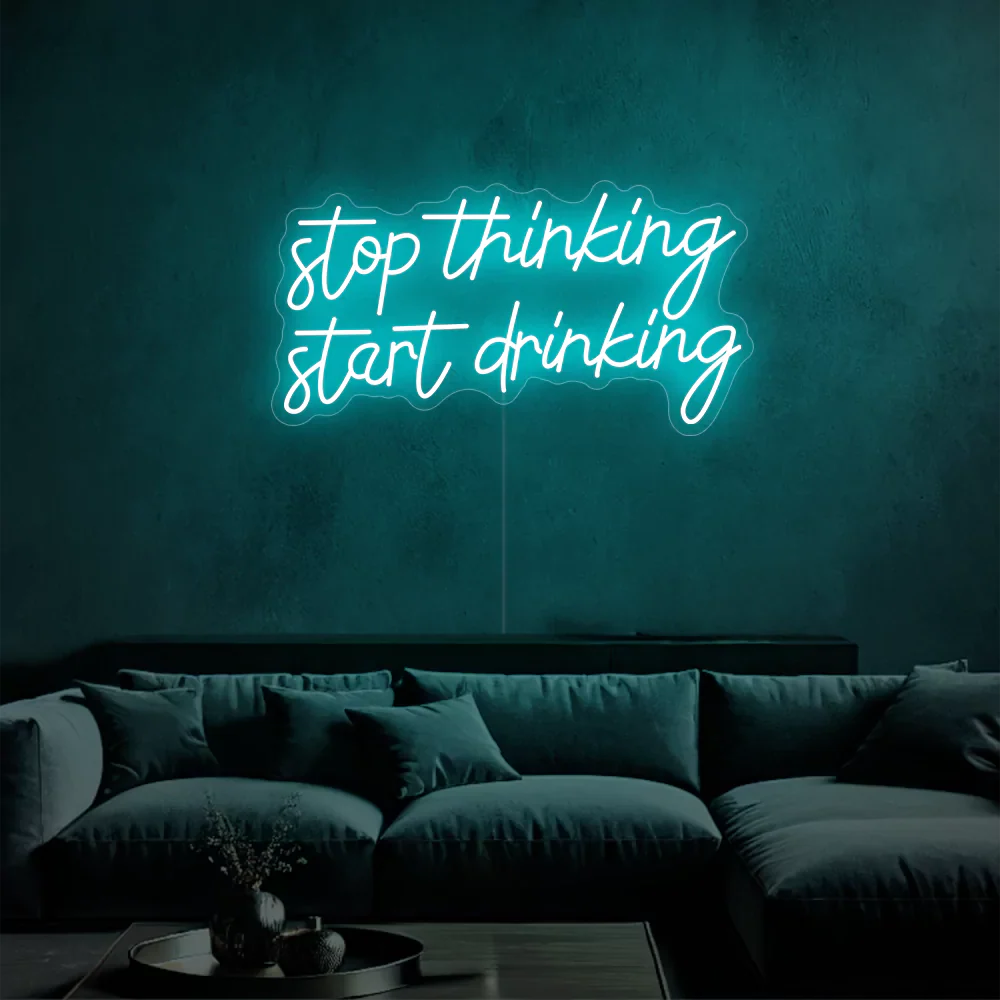Néon Vibes - Stop overthinking, start sipping