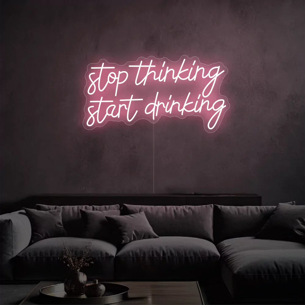 Néon Vibes - Stop overthinking, start sipping