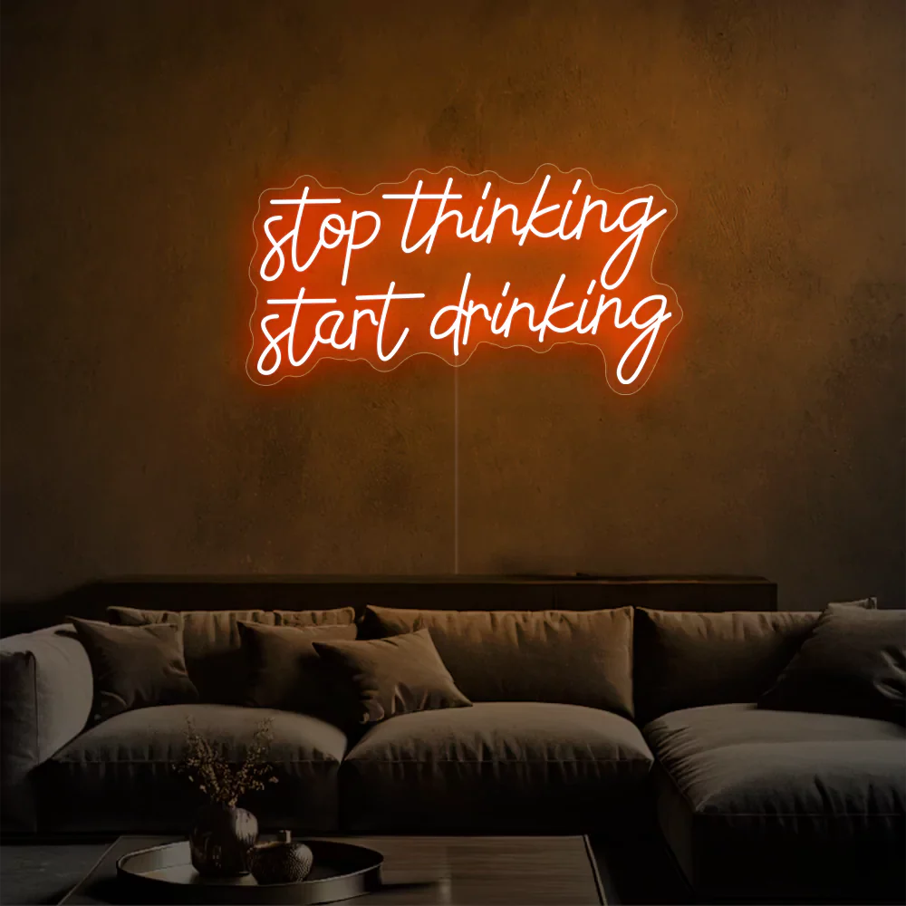 Néon Vibes - Stop overthinking, start sipping