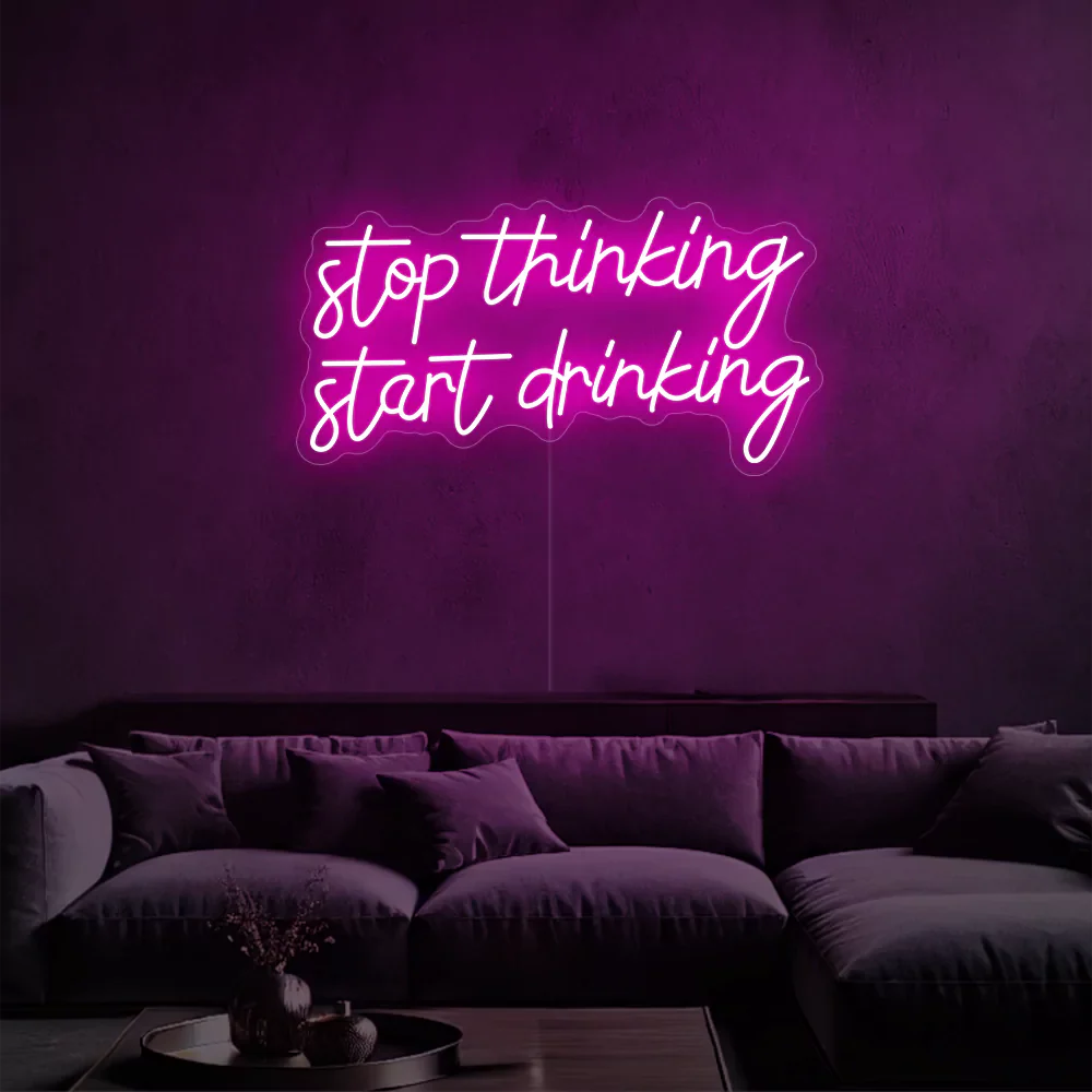 Néon Vibes - Stop overthinking, start sipping