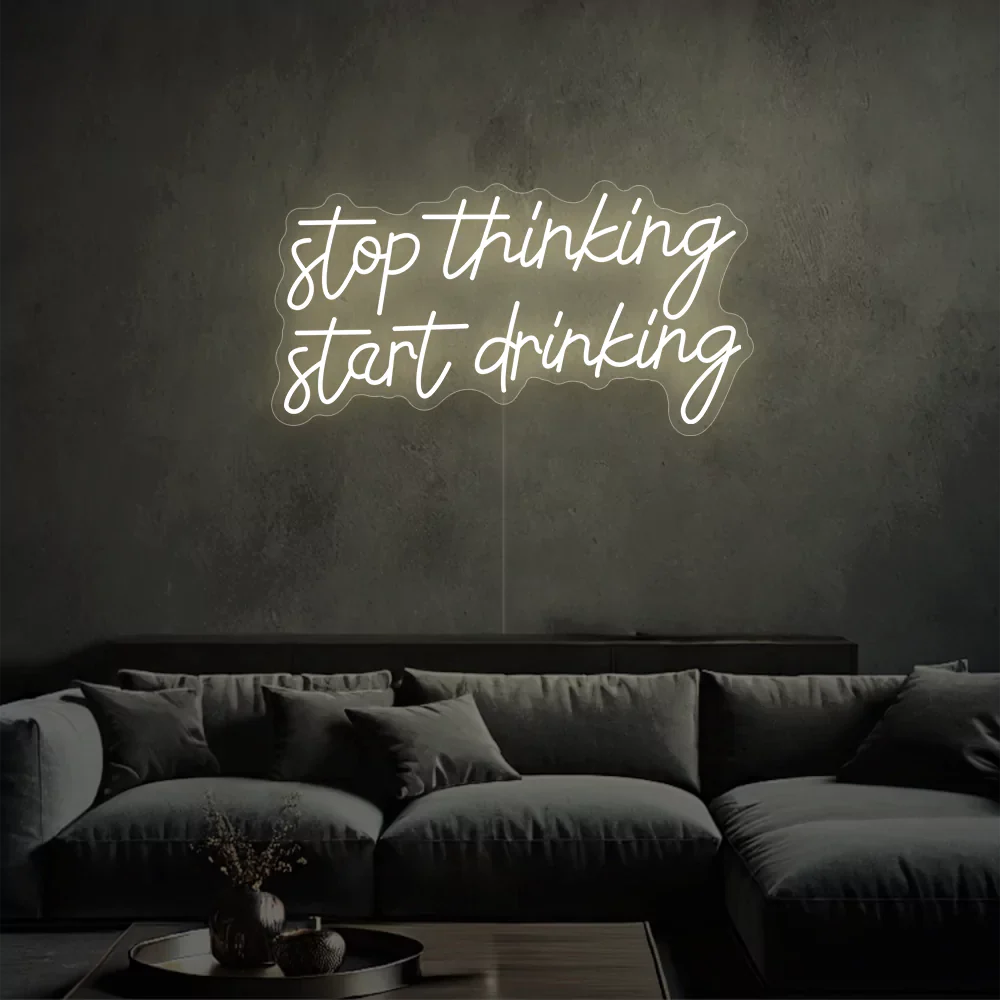 Néon Vibes - Stop overthinking, start sipping