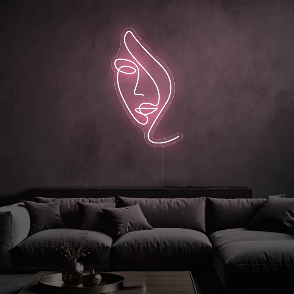 Néon LED Glamour Visage