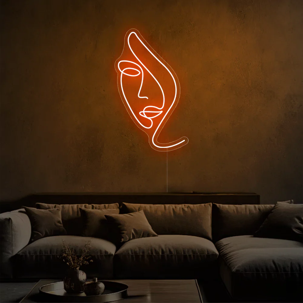 Néon LED Glamour Visage