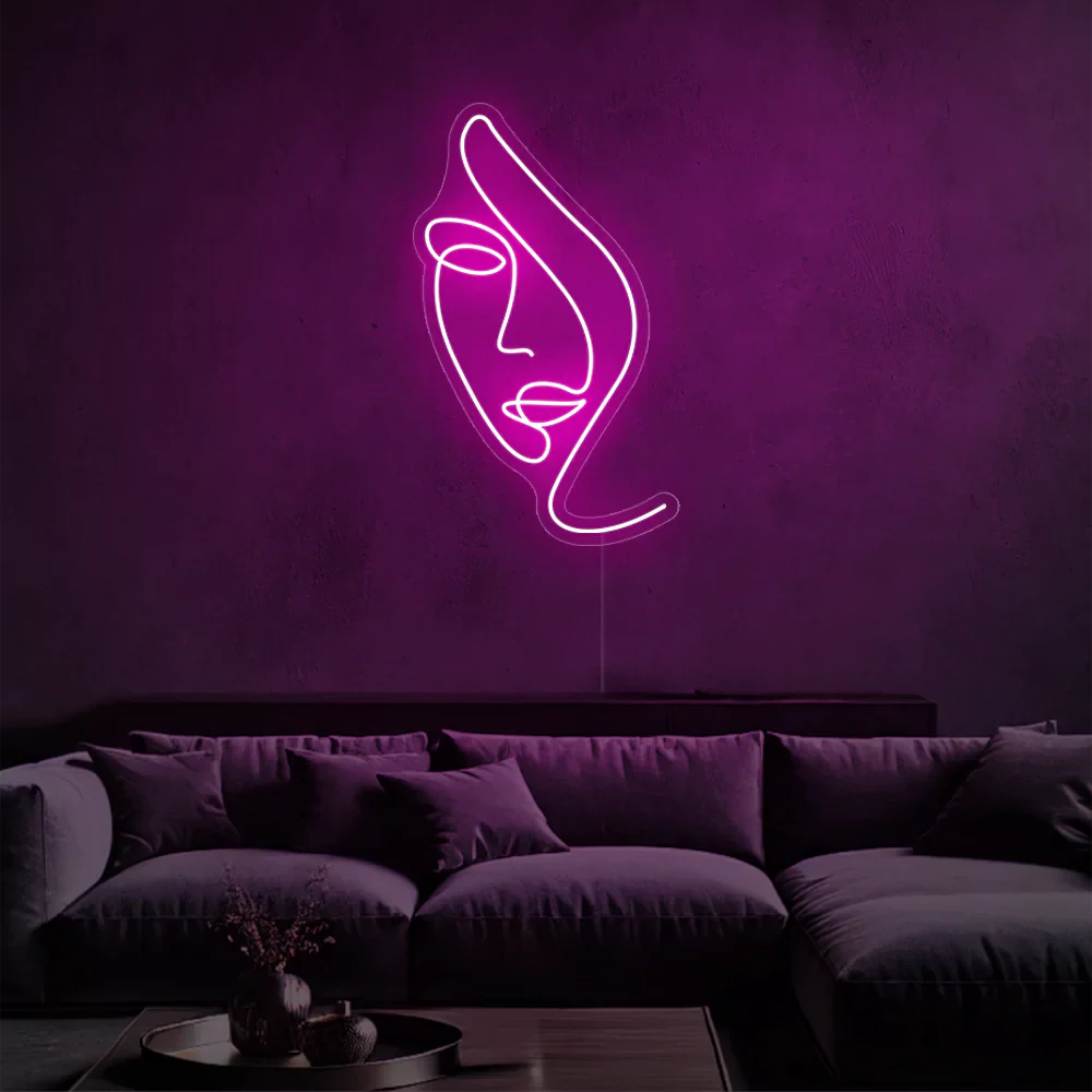 Néon LED Glamour Visage