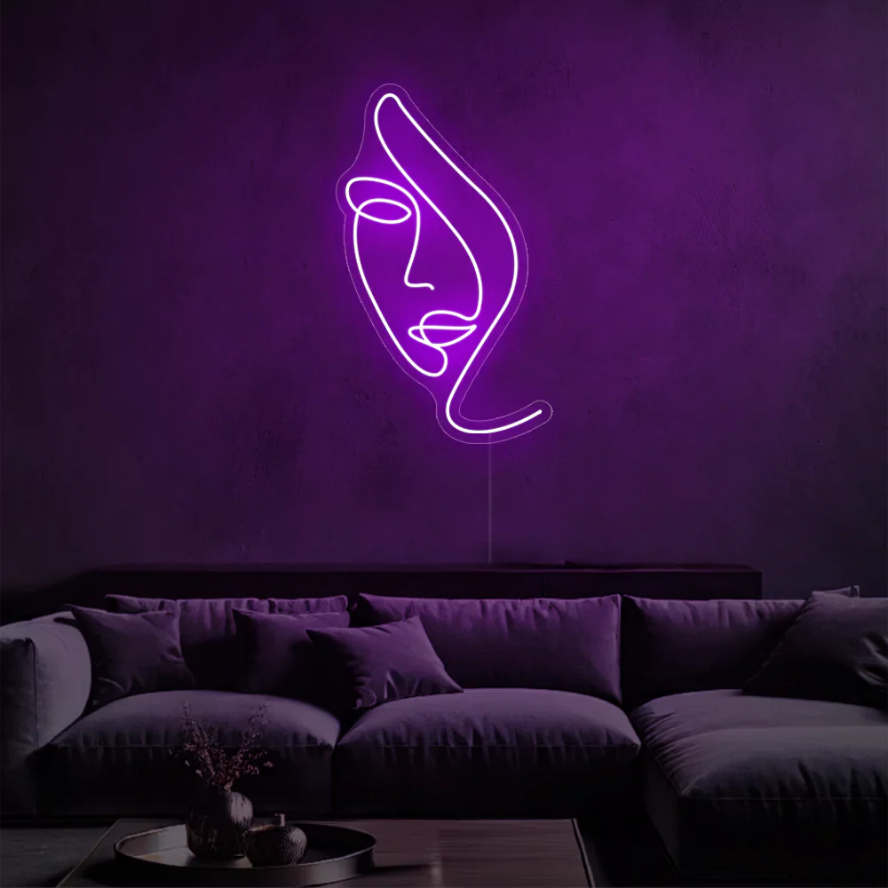 Néon LED Glamour Visage