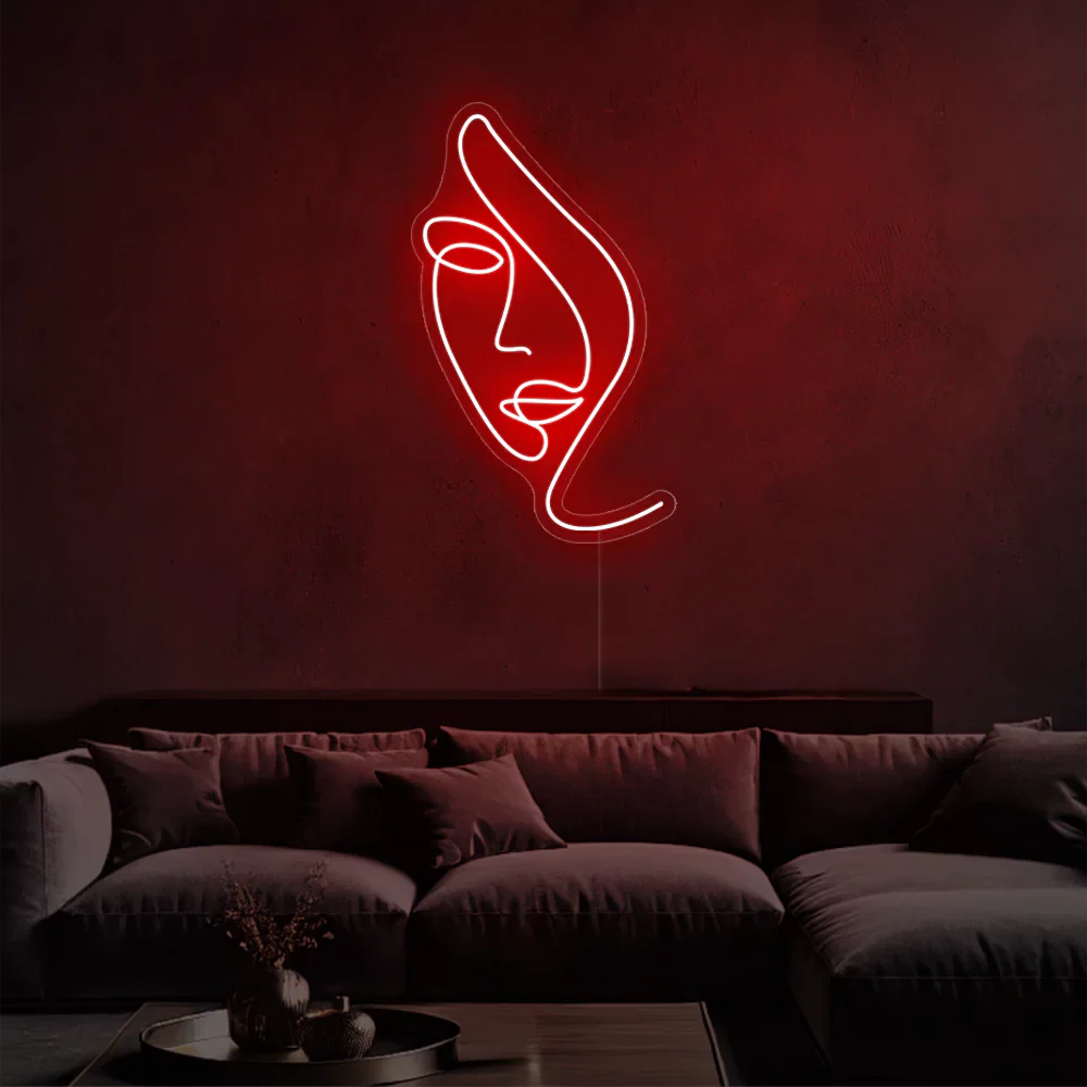 Néon LED Glamour Visage