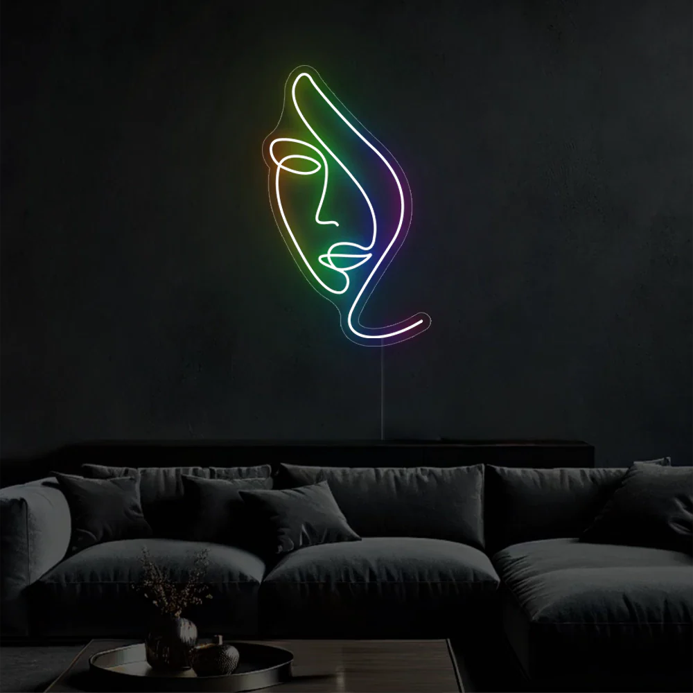 Néon LED Glamour Visage