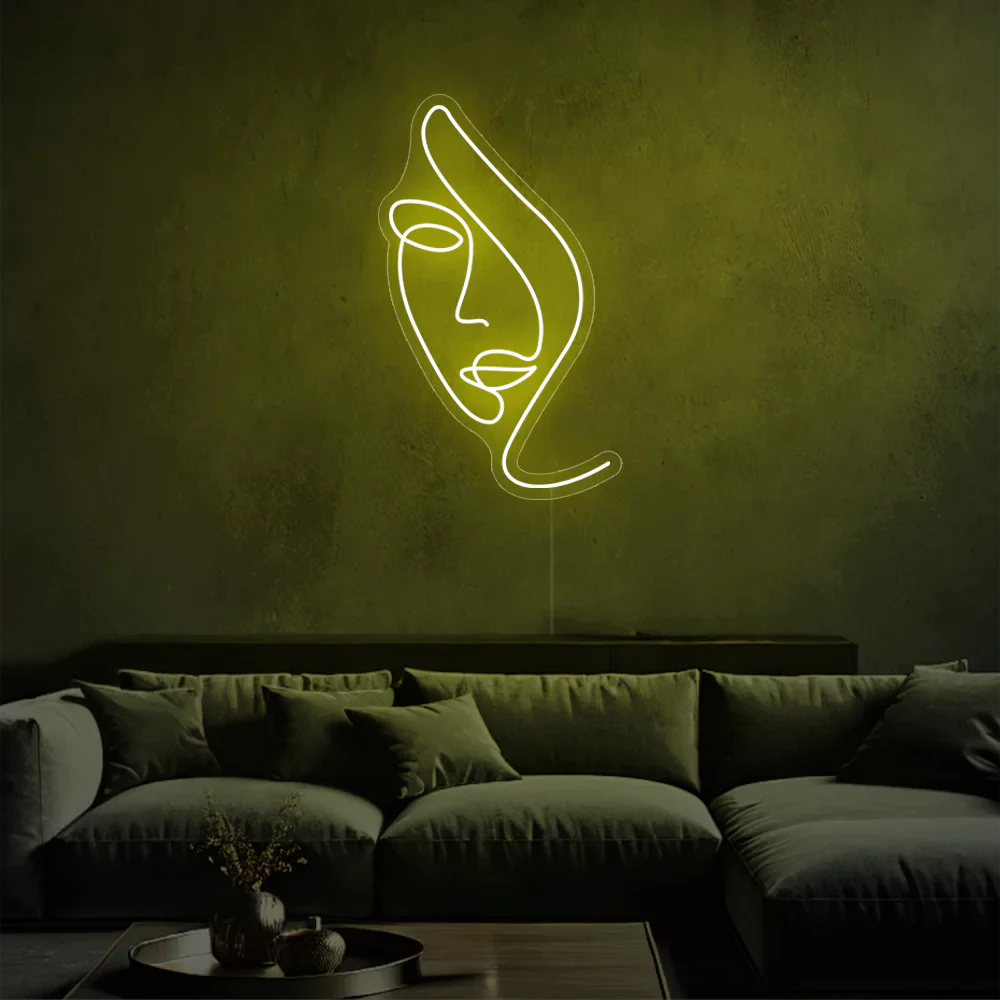 Néon LED Glamour Visage