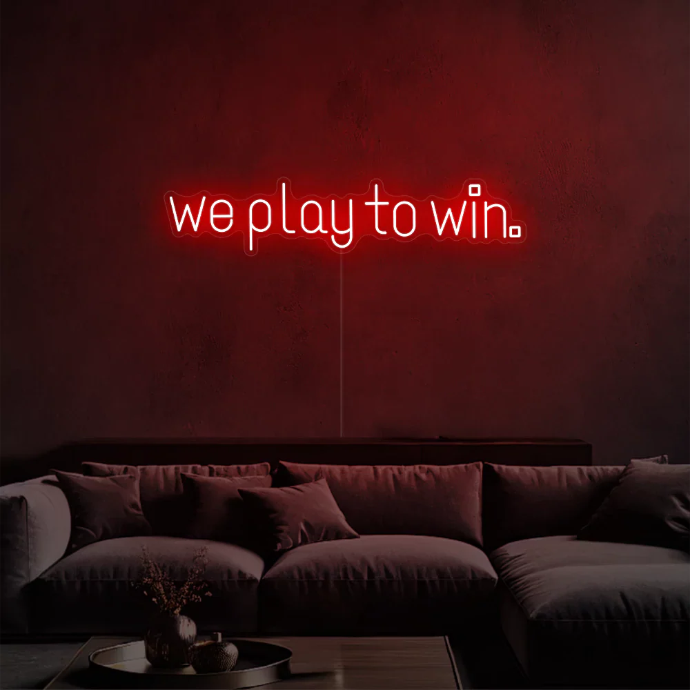 Néon LED Let's Domin8 Together