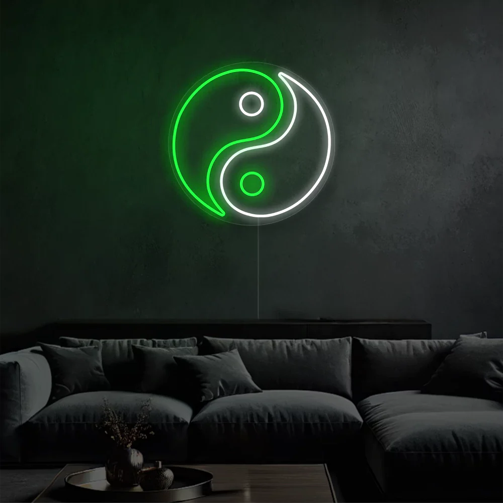 Néon LED Harmony Yin & Yang