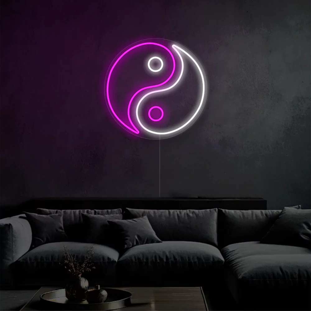 Néon LED Harmony Yin & Yang