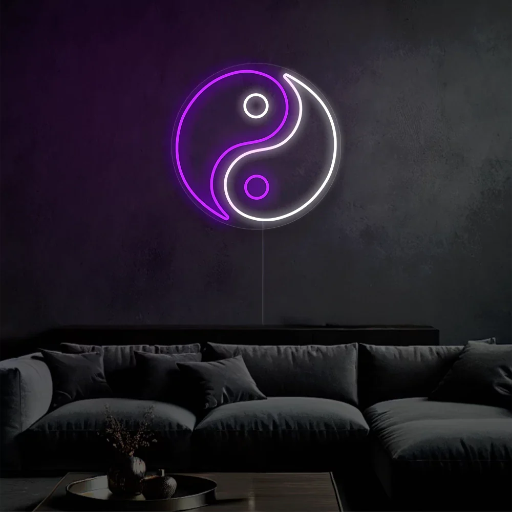 Néon LED Harmony Yin & Yang