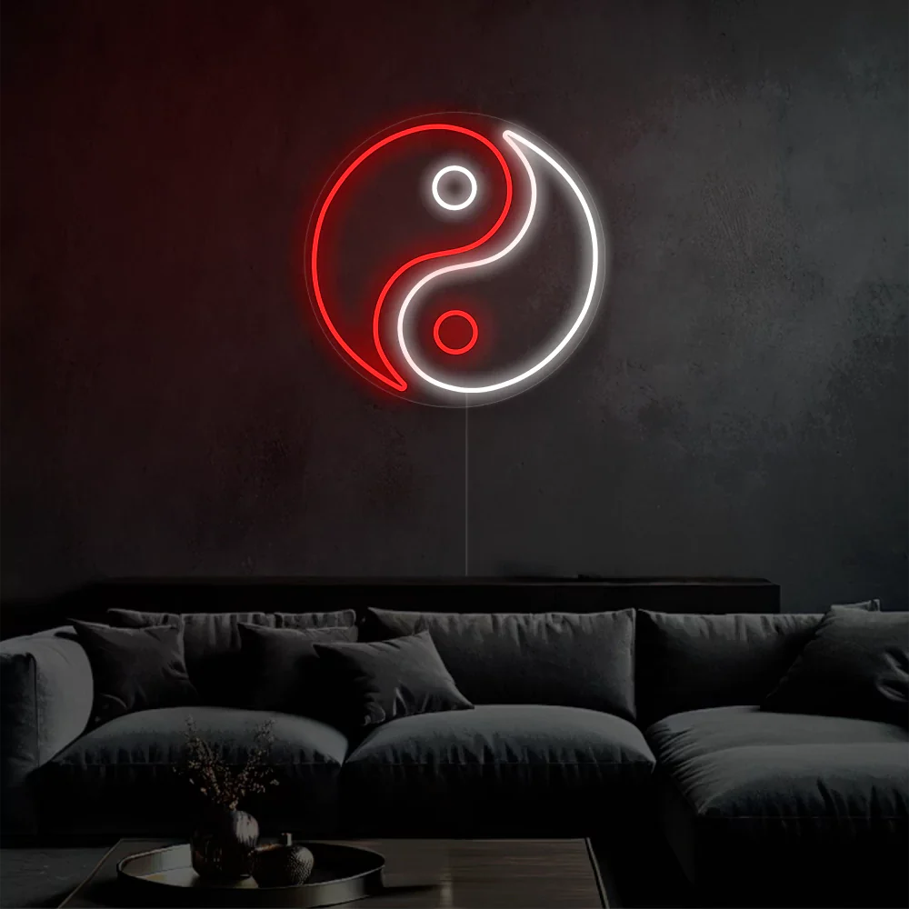 Néon LED Harmony Yin & Yang
