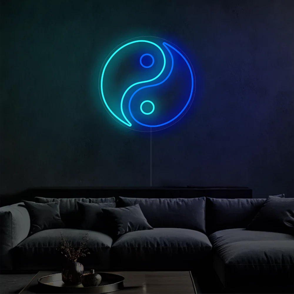 Néon LED Harmony Yin & Yang
