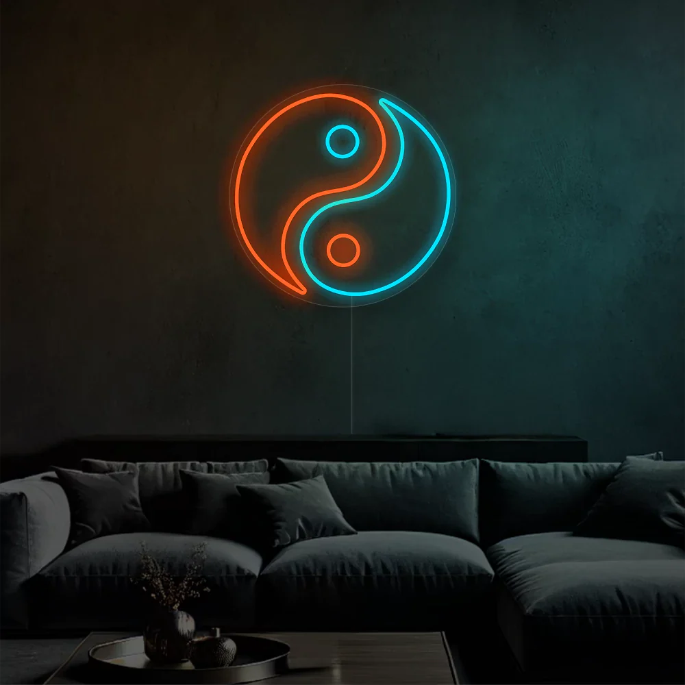 Néon LED Harmony Yin & Yang
