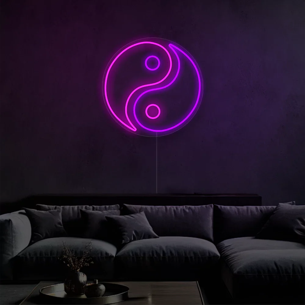 Néon LED Harmony Yin & Yang