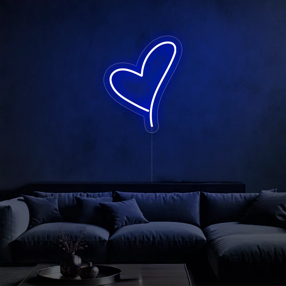 Néon Coeur Éclatant