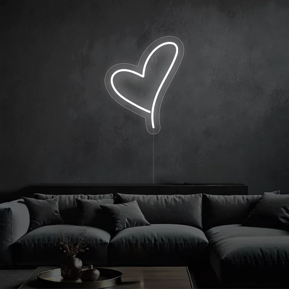 Néon Coeur Éclatant