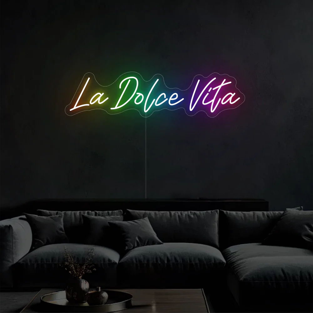 Néon LED la vita bella.