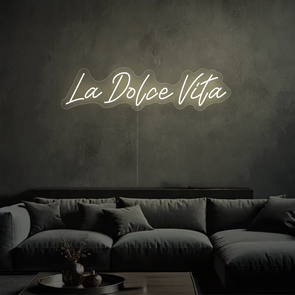 Néon LED la vita bella.