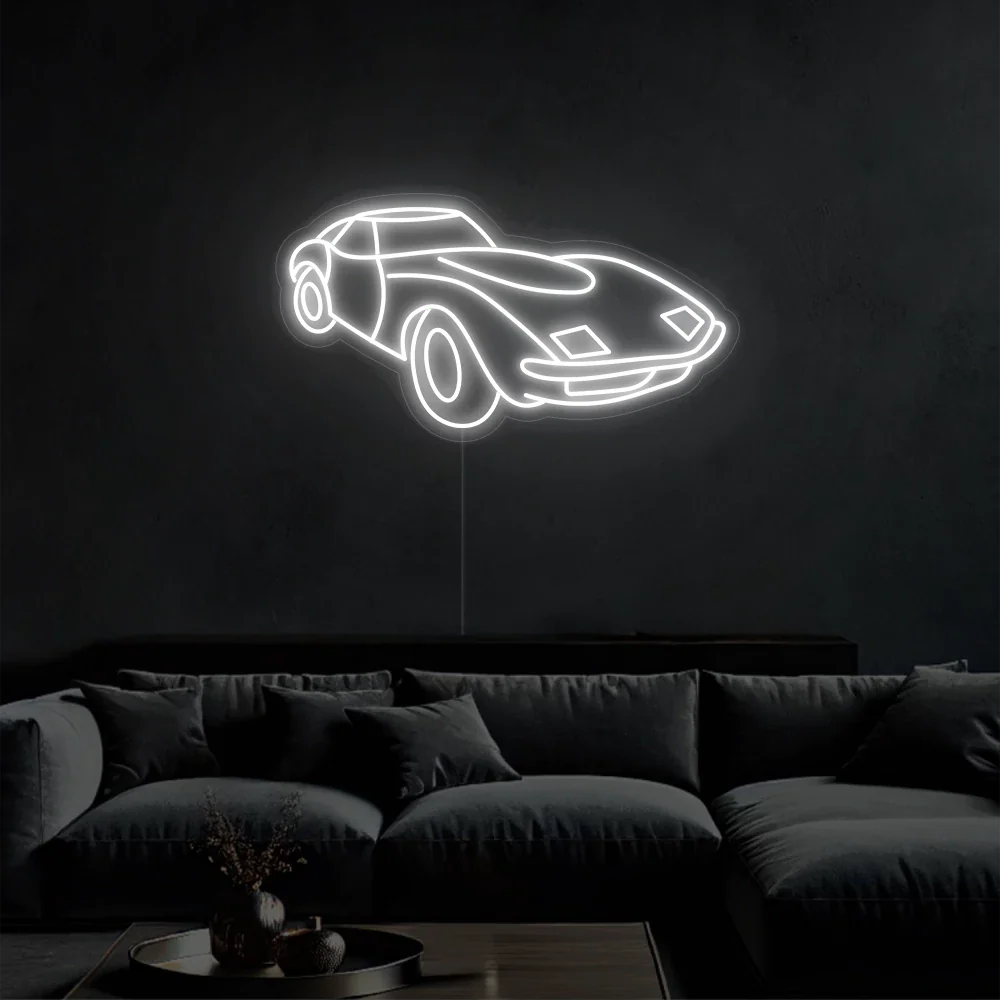 Néon éclairant pour voiture de course