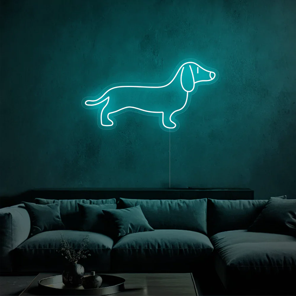 Teckel Glow - Néon LED de caractère