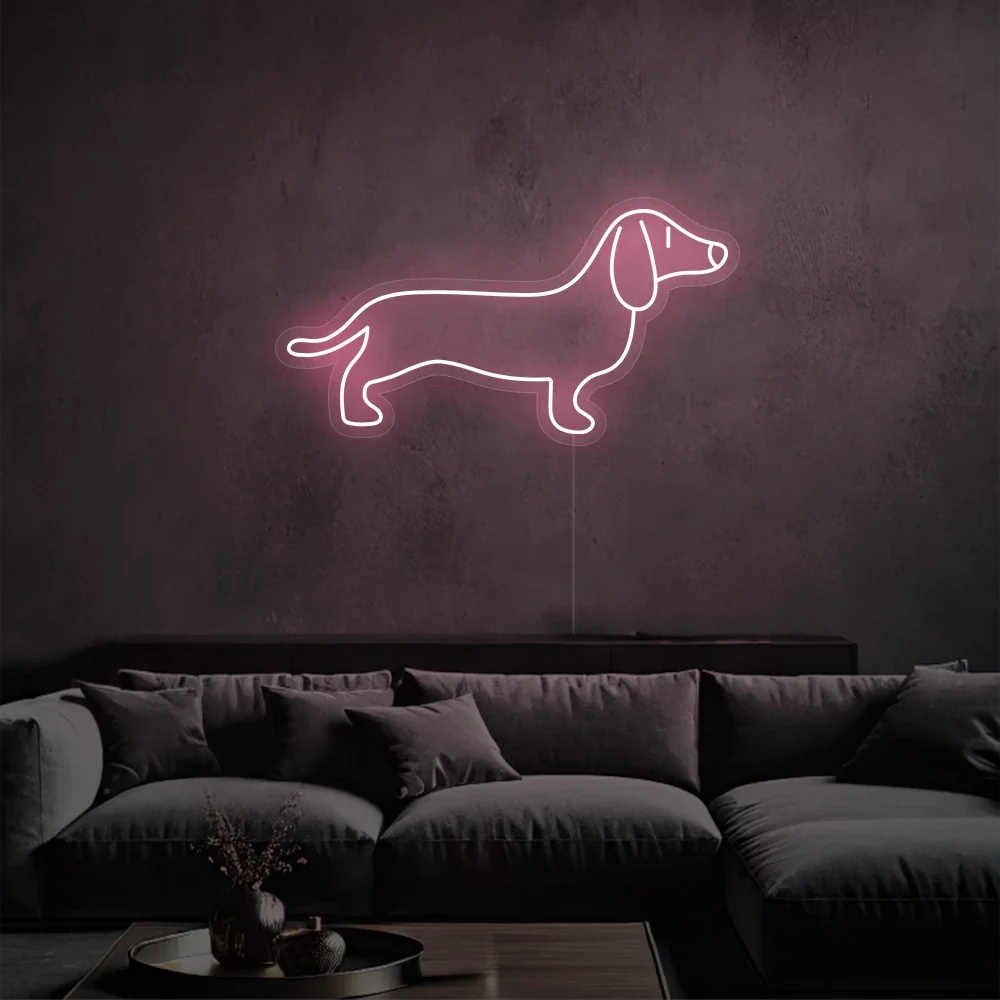 Teckel Glow - Néon LED de caractère