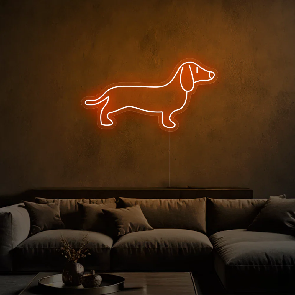 Teckel Glow - Néon LED de caractère