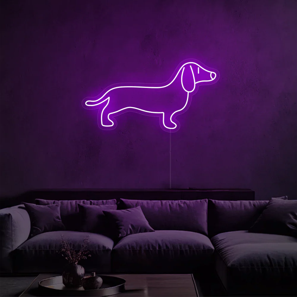 Teckel Glow - Néon LED de caractère