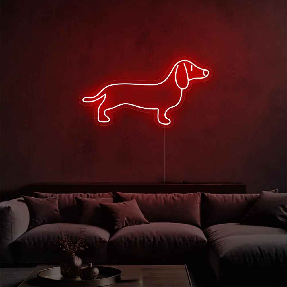 Teckel Glow - Néon LED de caractère