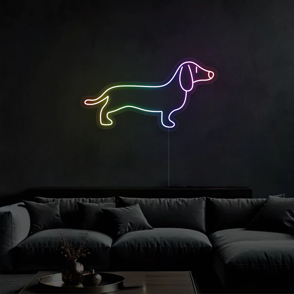 Teckel Glow - Néon LED de caractère