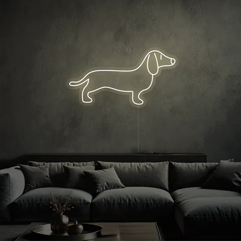 Teckel Glow - Néon LED de caractère